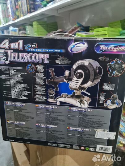 Телескоп 4 в1 с подключения к компьютеру