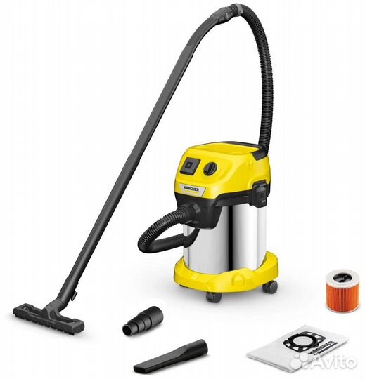 Новый Karcher WD 3 P V-17/4/20 гарантия-доставка