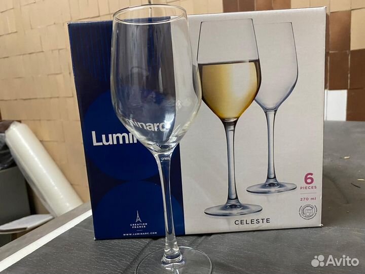 Бокалы для вина шампанского коньяка