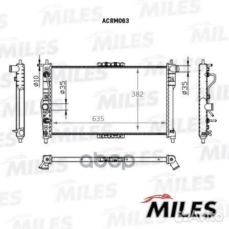 Радиатор chevrolet lanos 1.5/1.6 A/T (nissens 6