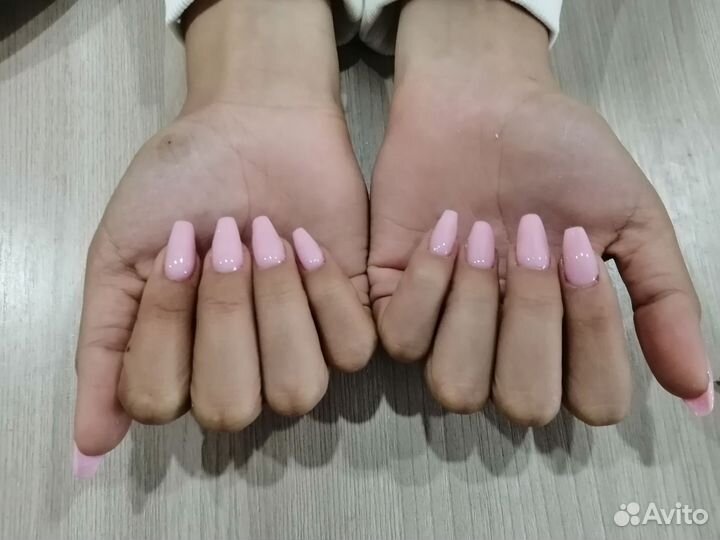 Наращивание ногтей на дому