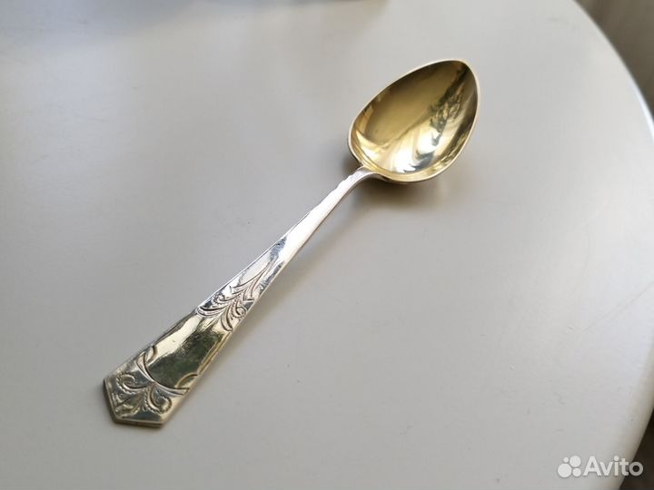 Серебряная чайная ложка СССР