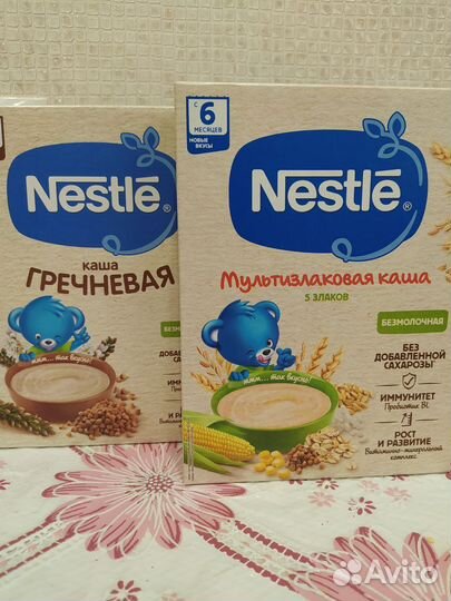 Детская каша безмолочная