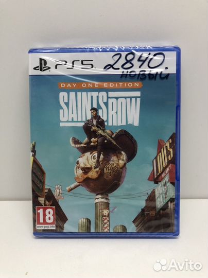 Диск Saints row Day one edition Новый на PS5