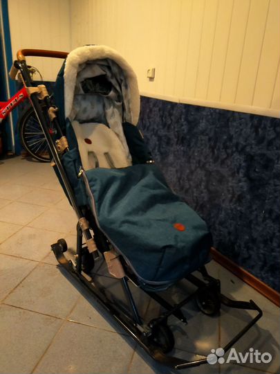 Санки-коляска