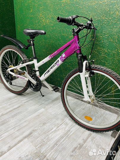 Велосипед merida 24 подрост. Рост140-170см