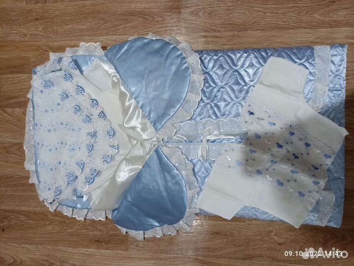 Конверт на выписку для мальчика осень