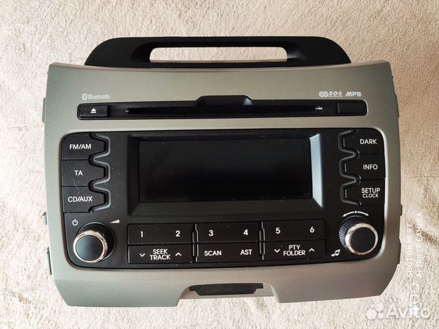 Штатная магнитола KIA sportage З с рамкой