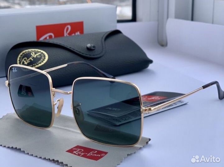 Очки ray ban square черные