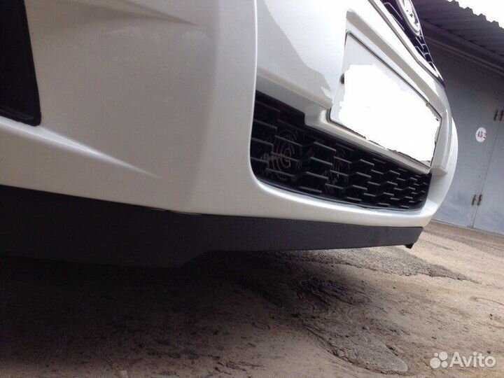 Губа на бампер priora