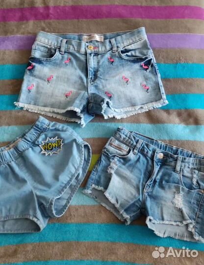 Шорты для девочек 8-12 лет
