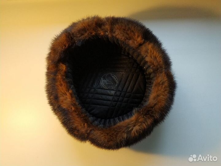Норковая шапка мужская ушанка
