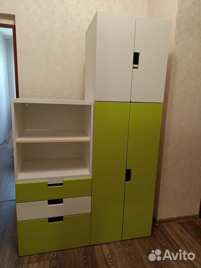 Шкаф детский IKEA stuva комплект, шкаф,тумба,стол