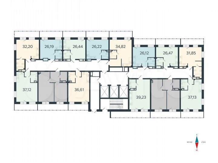 1-к. квартира, 39,2 м², 5/24 эт.