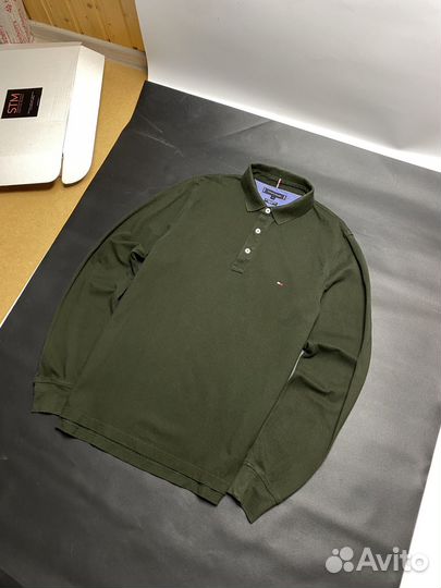 Поло с длинным рукавом Tommy Hilfiger L оригинал