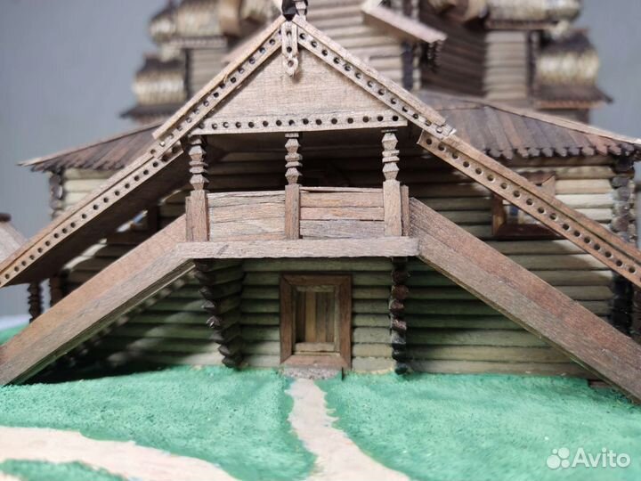 Макет церкви Преображения Господня 1714 г. о.Кижи