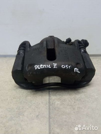 Суппорт тормозной передний левый Renault Scenic 2