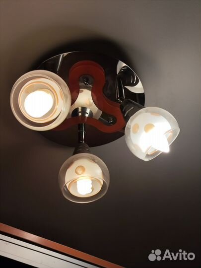 Люстра потолочная бу