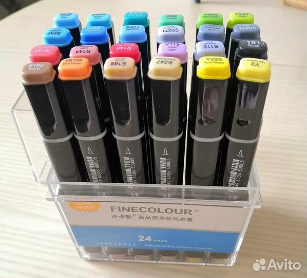 Маркеры для скетчинга Finecolour Brush Marker