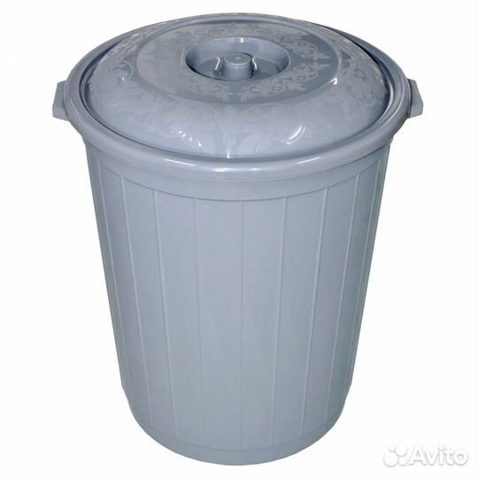 Бак для мусора 90 л с крышкой