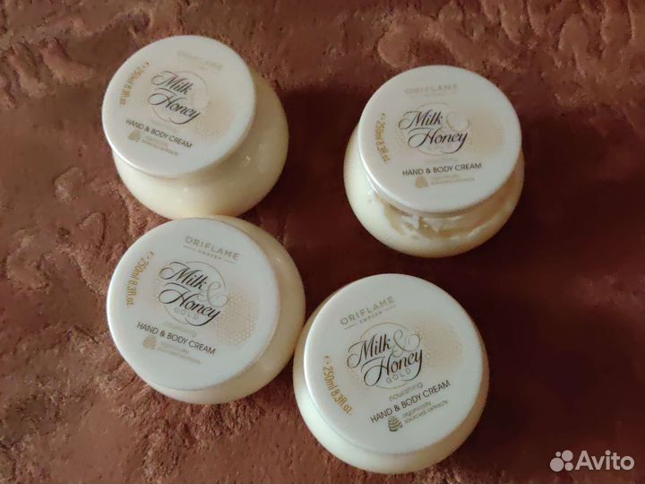 Молоко и мед тальк для ног и тела крема Oriflame