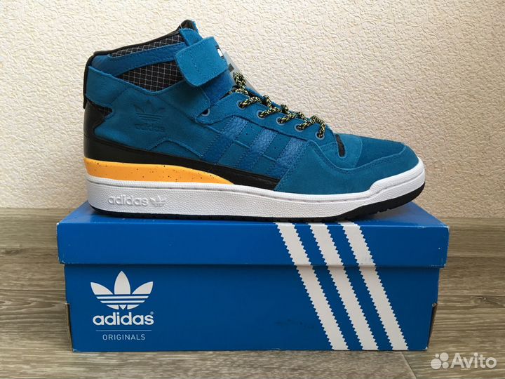 Adidas forum mid refined blue shop