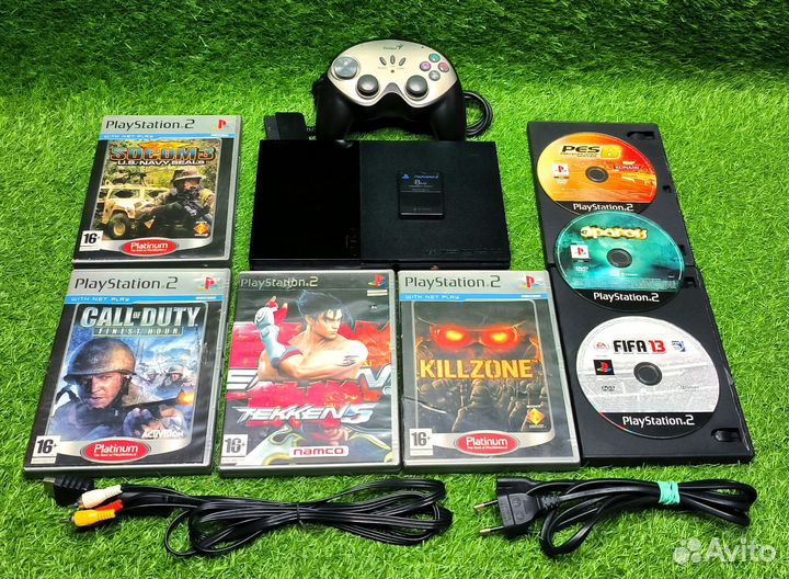 Sony PS2 Slim scph-90008 Лицензия