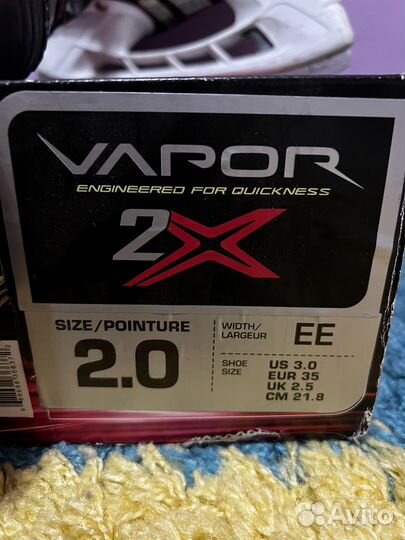 Хоккейные коньки bauer vapor 2x