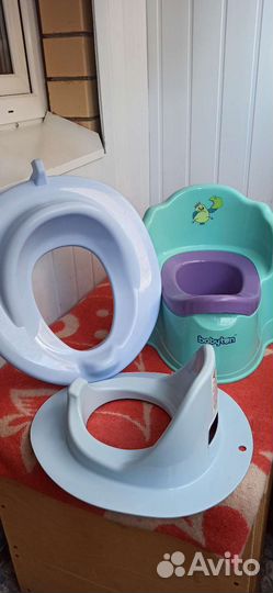 Горшок детский и насадка на туалет бу