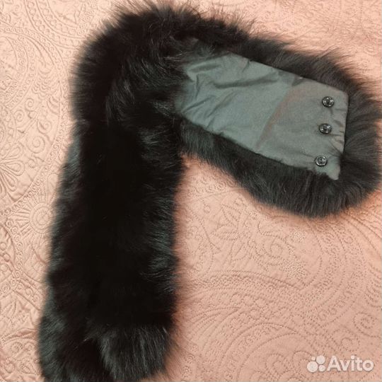 Меховой воротник песец
