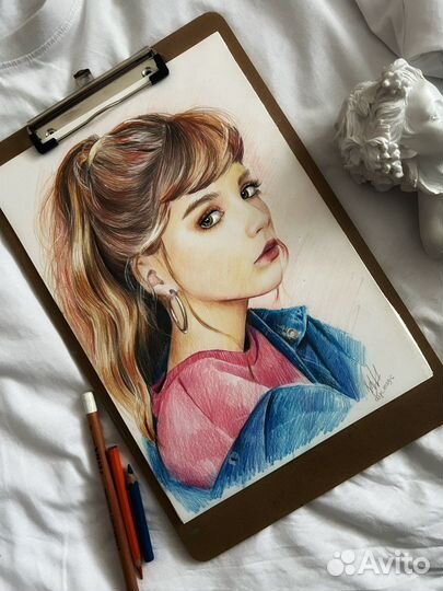 Портрет по фото ручная работа