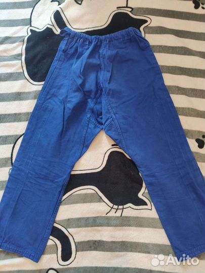 Кимоно для дзюдо синее