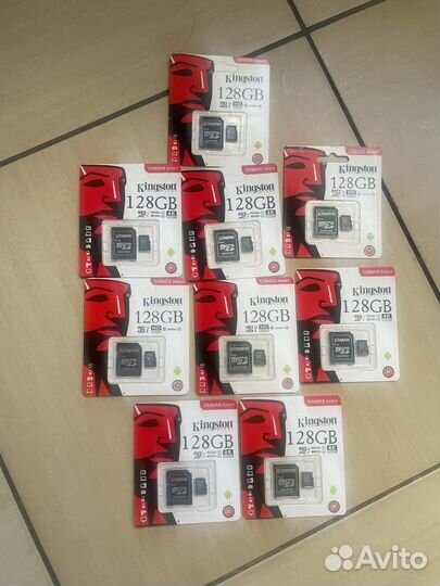 Карта памяти micro sd kingston 128 микро сд