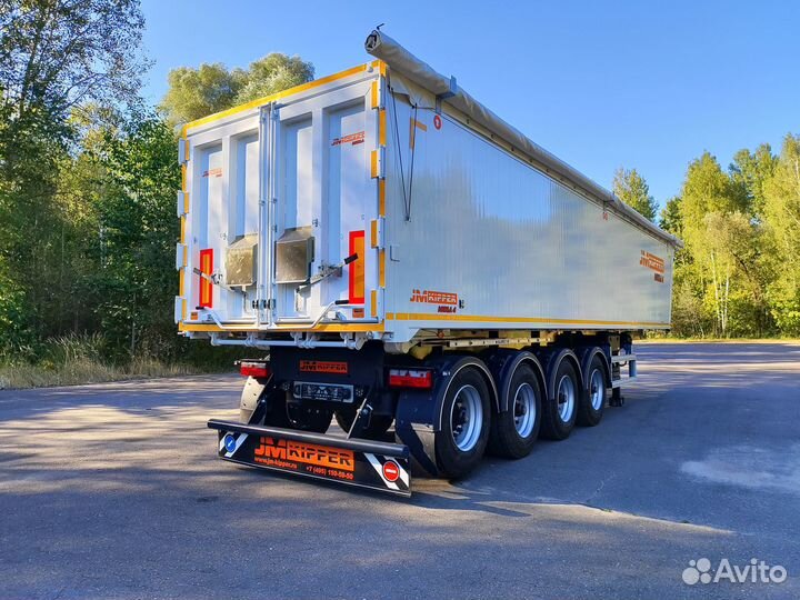 Полуприцеп самосвальный JM Kipper Mega 4 алюминиевый 50 м3, 2024
