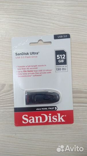 Флешка Sandisk Ultra 512гб USB 3.0