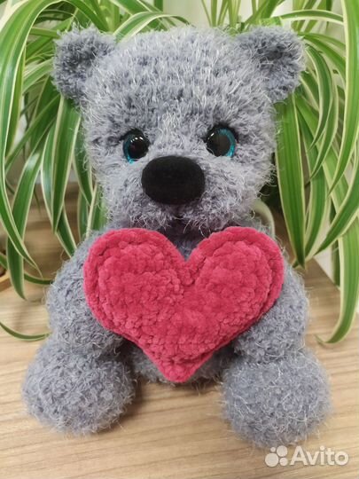 Вязаный Мишка Тедди ручная работа