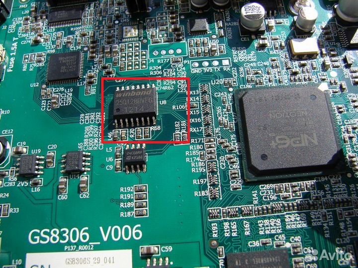 Память W25Q128bvfg для GS 8306