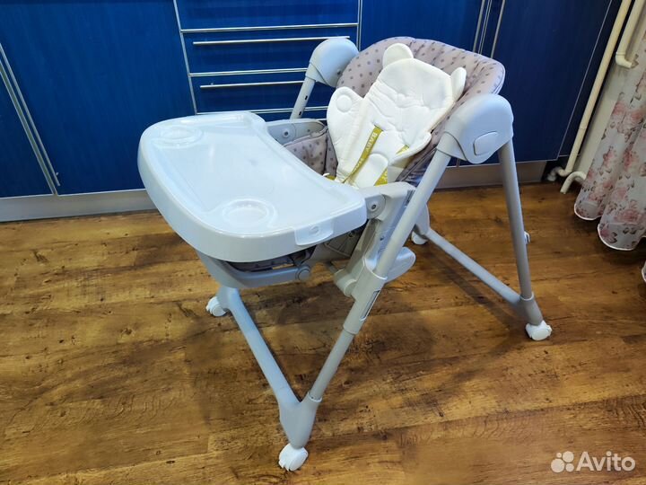 Стульчик для кормления Happy Baby William Pro Grey