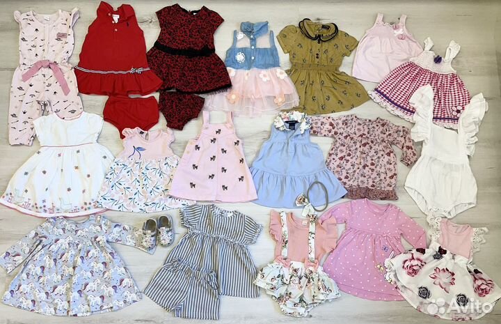 Вещи на девочку размер 80