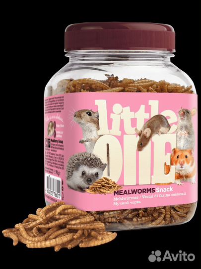 Лакомство Мучной червь Little One для грызунов
