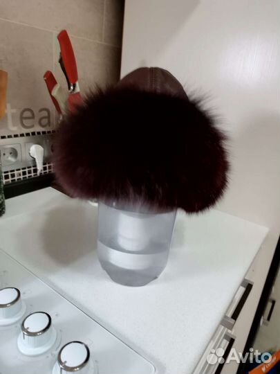 Шапка ушанка меховая