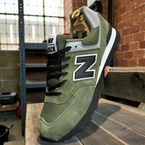 Зеленые нб 574 Замшевые