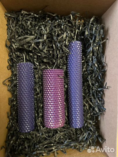 Свечки из натуральной вощины