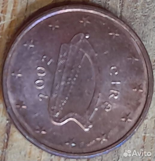 1 евроцент из оборота разные