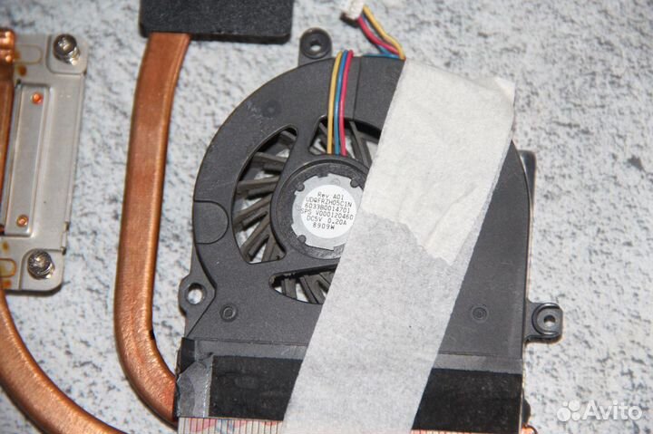 Система охлаждения ноутбука Toshiba Satellite A300