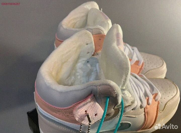 Кроссовки Nike Air Jordan тёплые (Арт.44547)