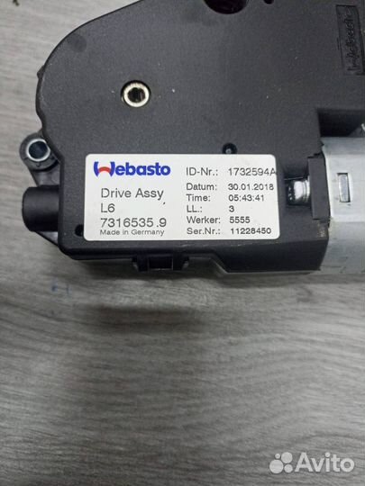 Моторчик люка BMW 5 G30/G31 G30 2020 67617316535