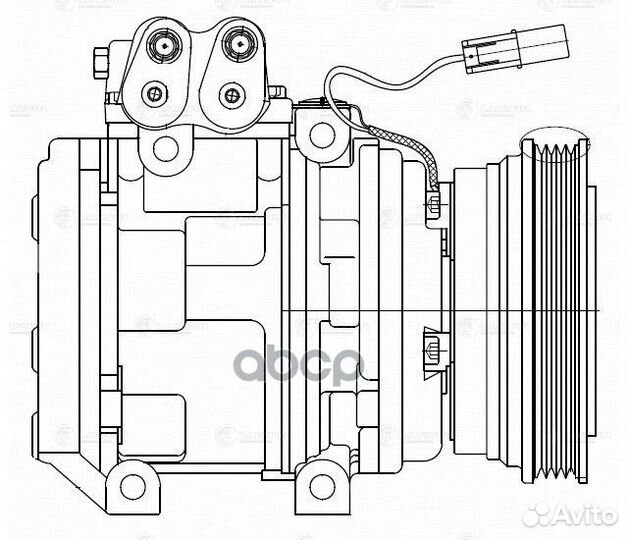 Компрессор кондиционера hyundai/KIA tucson/spor