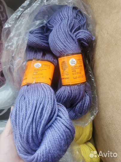 Нитки пряжа для вязания бронь