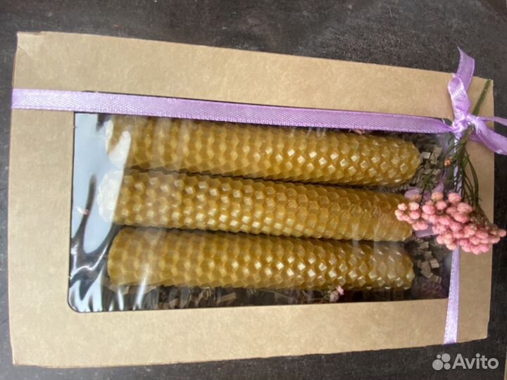 Свечи из натурального пчелиного воска